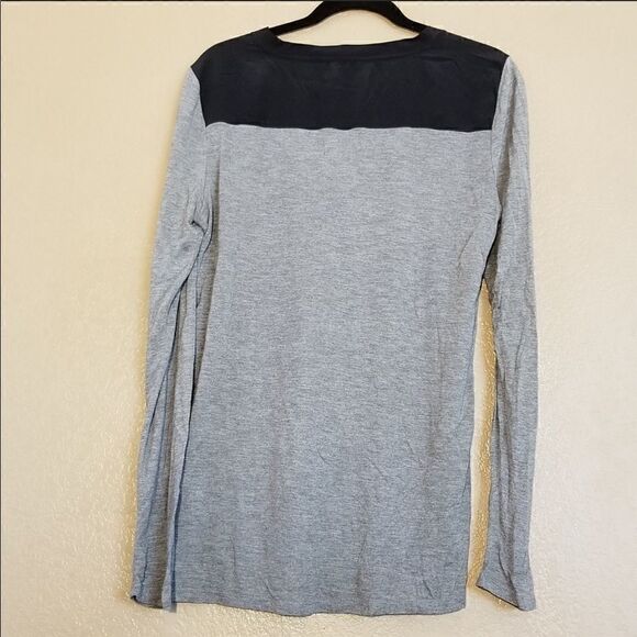 euc Vince Contrast trim slub long sleeve tee sz L - Picture 5 of 14